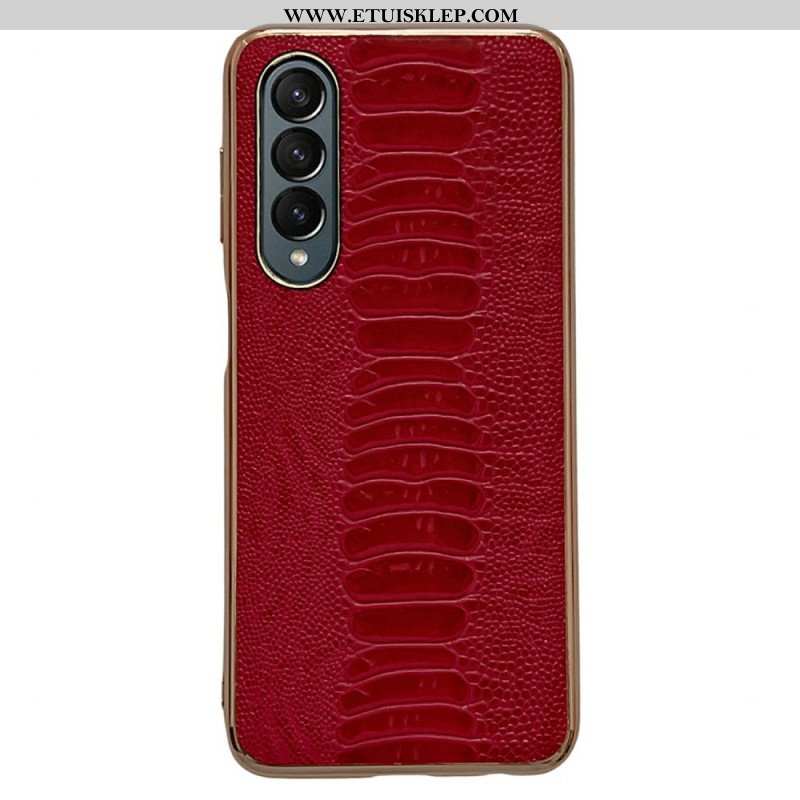 Etui do Samsung Galaxy Z Fold 4 Linia Croco